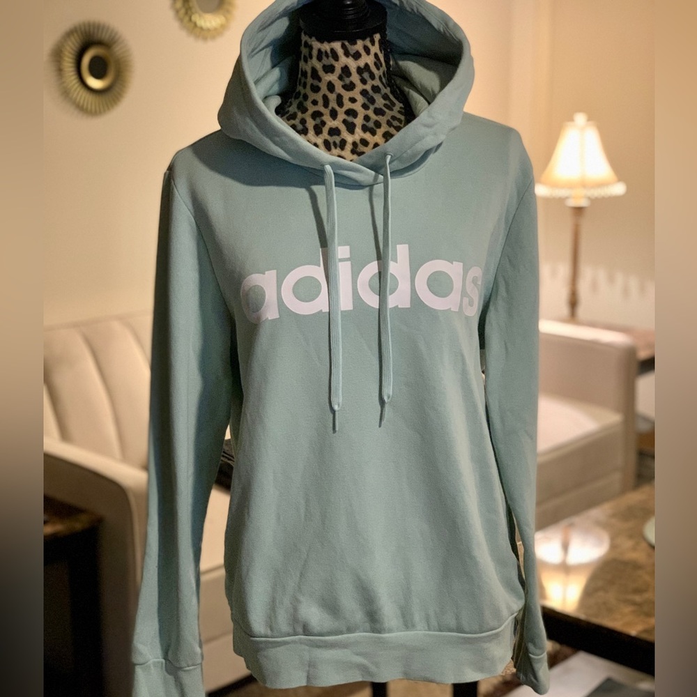 adidas | Women’s Pullover Hoodie | Mint color | With pockets!